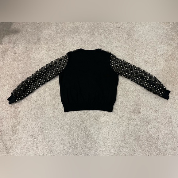 OntWelfth Blouse with Sheer Sleeves - Picture 7 of 7